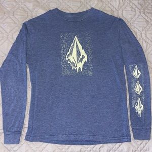 ***Super Cute*** NWOT blue long-sleeve t-shirt by Volcom size S small